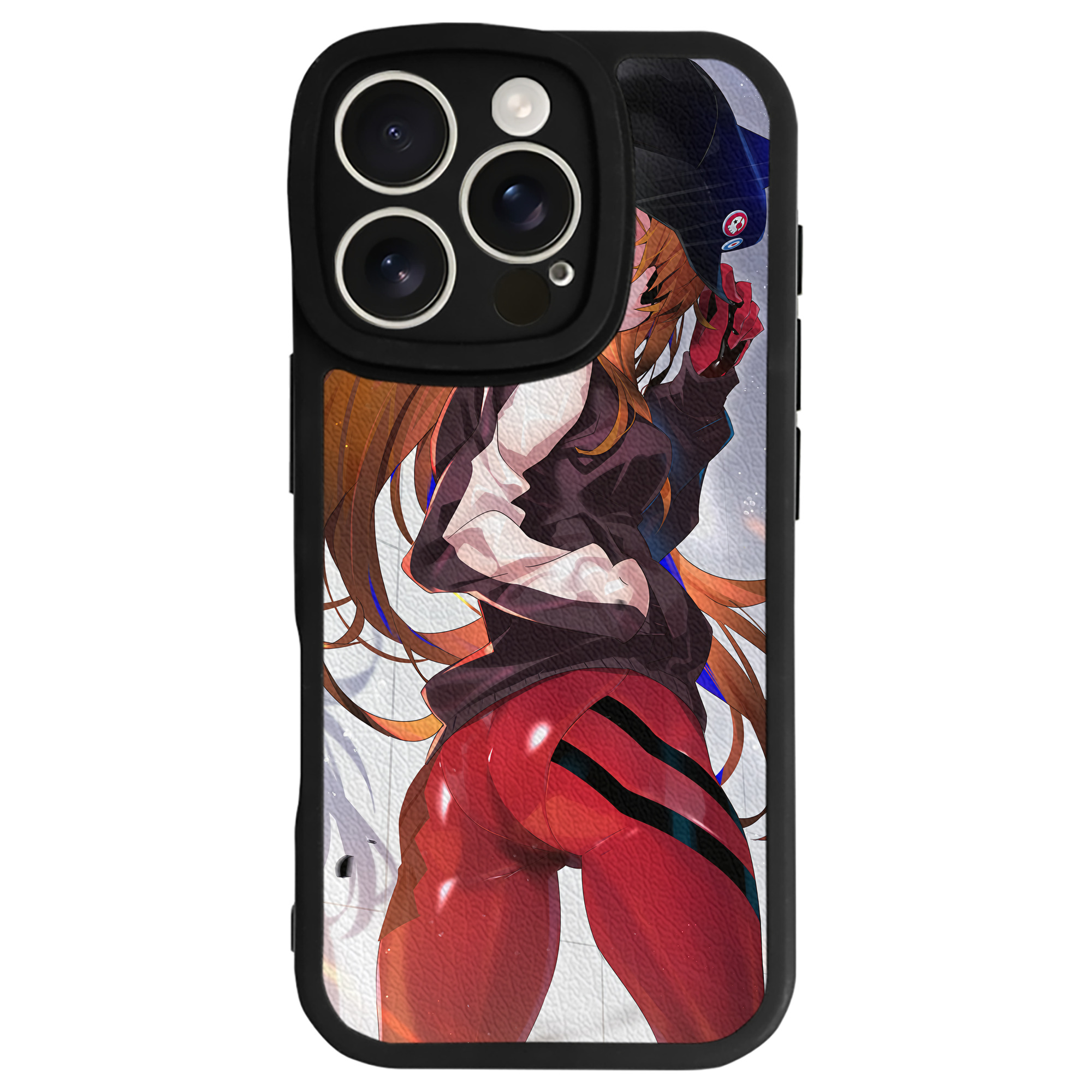 （画像用） EVA 新世紀エヴァンゲリオン 【iPhone 16シリーズ対応】シリコンスマホケース（レザー調） 材質：シリコン